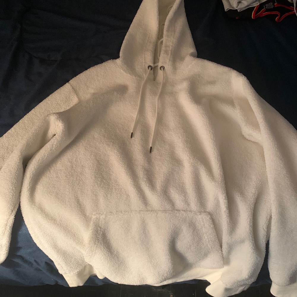 White sweatshirt
